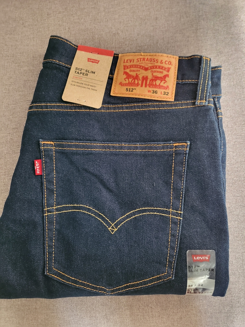 Levi's 512™ Slim Taper Men's Jeans - Dark Indigo